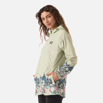 Chaqueta Mujer Aperrao Print Menta Haka Honu