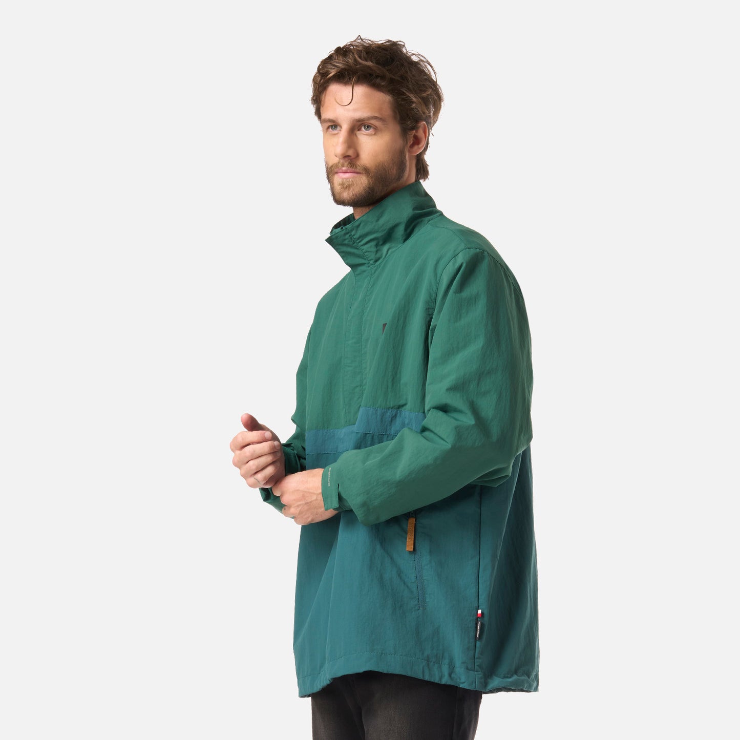 Chaqueta Hombre Hijo Del Viento 14 Zip Verde Haka Honu