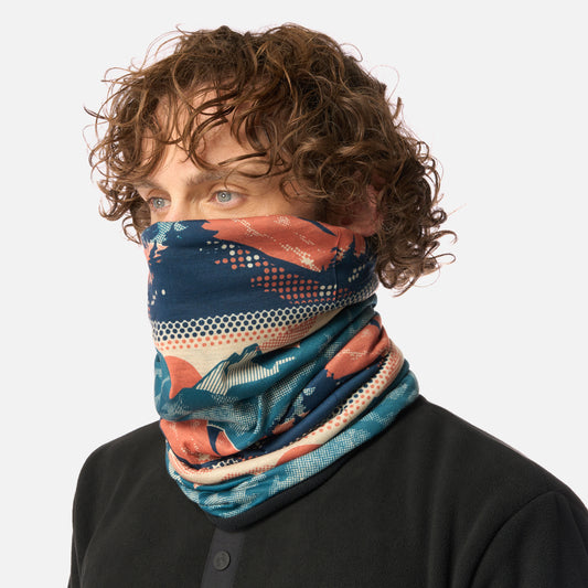 Headex Unisex La Cima Print Coral Haka Honu