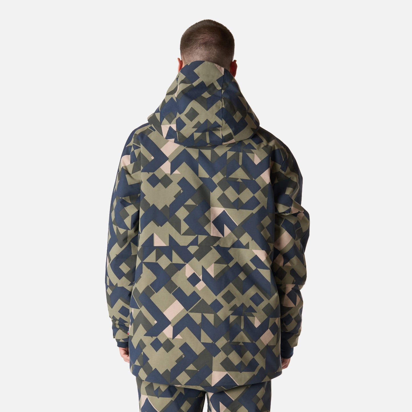 Chaqueta Hombre Yeti Print Verde Oliva Haka Honu