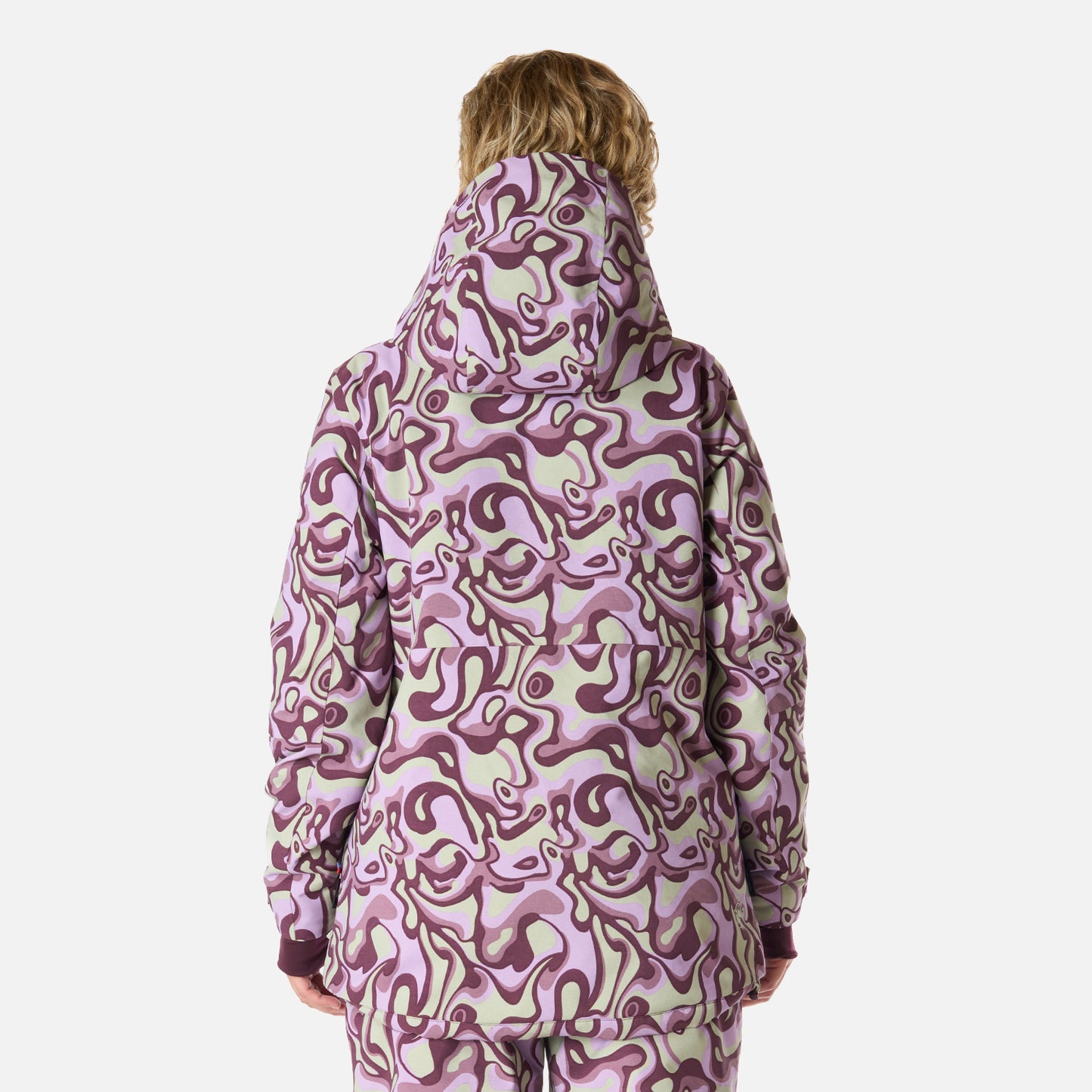 Chaqueta Mujer Yeti Print Malva Haka Honu