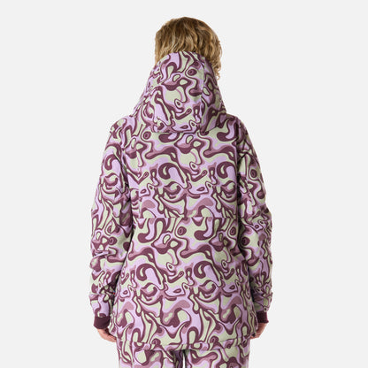 Chaqueta Mujer Yeti Print Malva Haka Honu