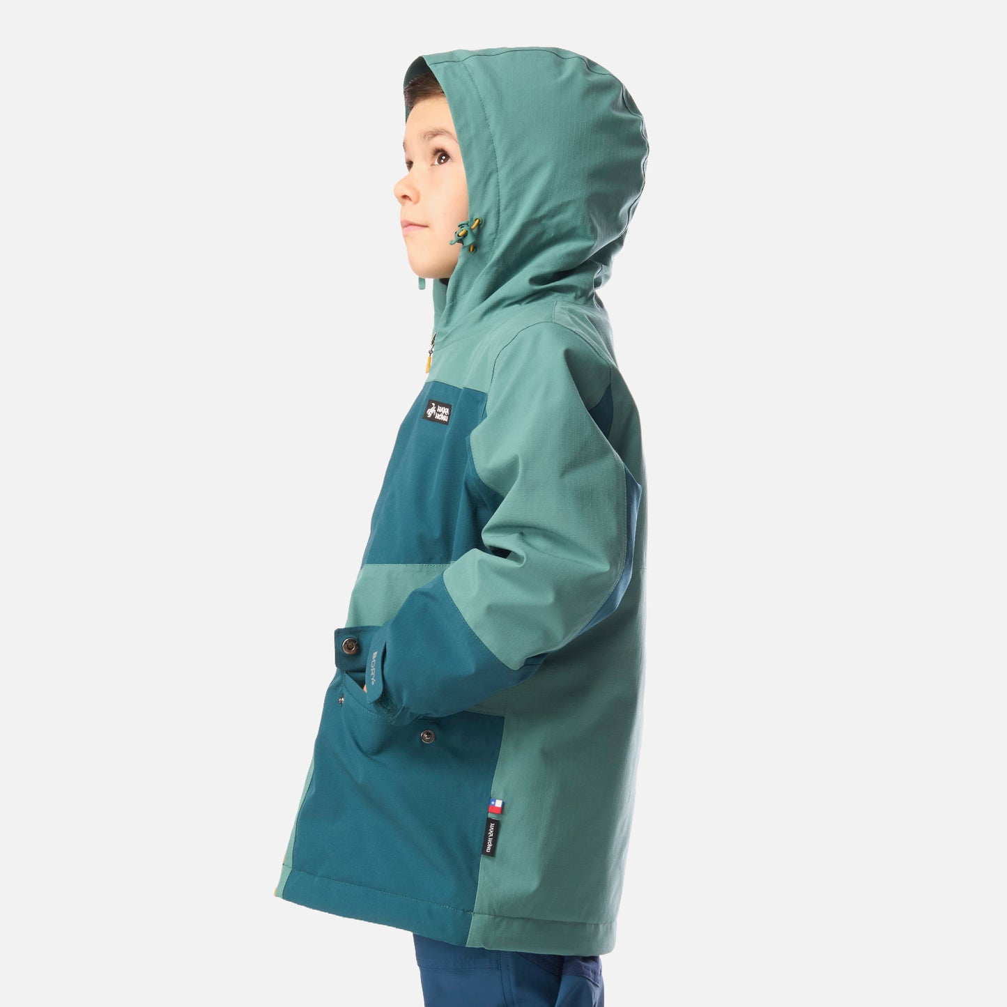 Chaqueta Niño Mini Diluvio Turquesa Haka Honu