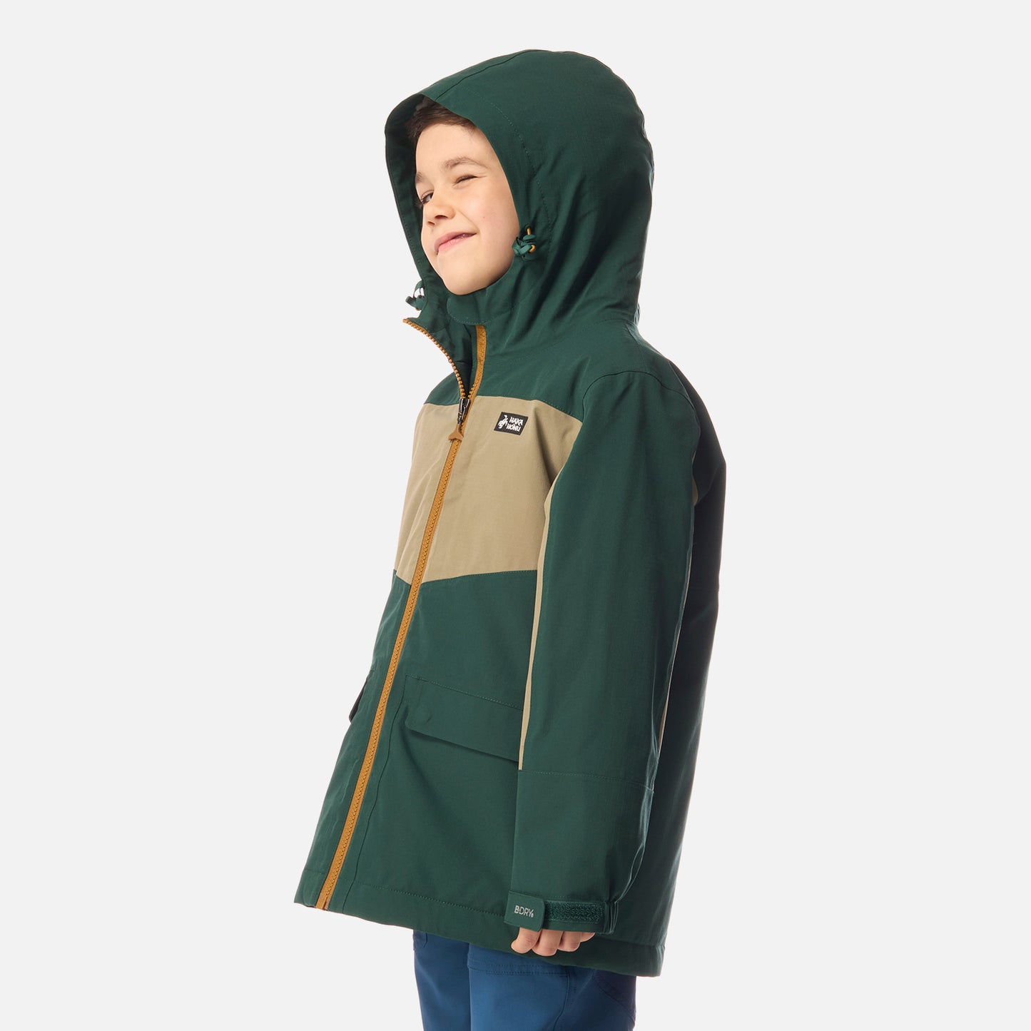 Chaqueta Niño Mini Diluvio Esmeralda Haka Honu