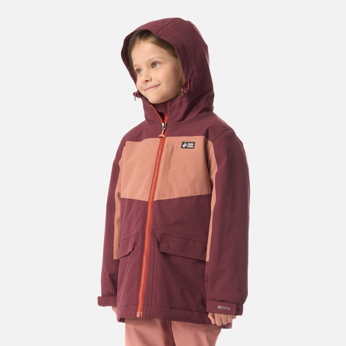 Chaqueta Niña Mini Diluvio Burdeo Haka Honu