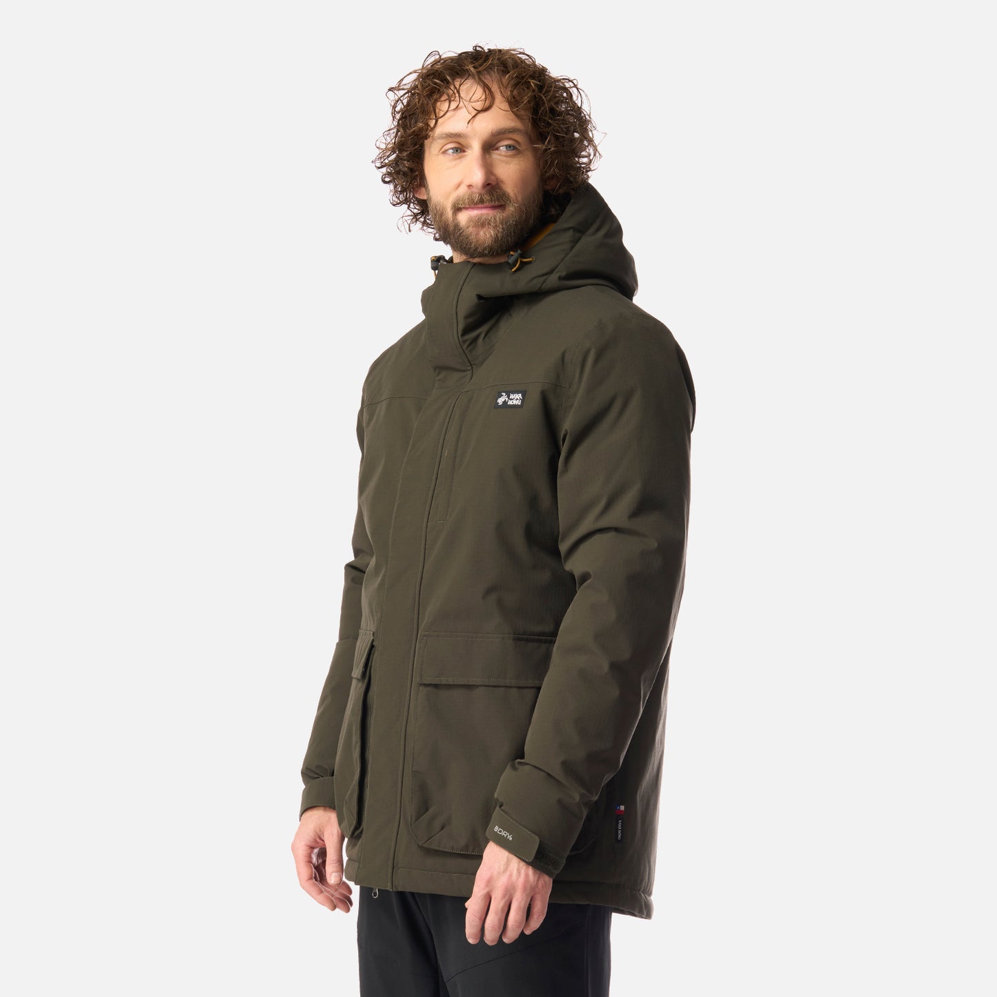 Chaqueta Hombre Diluvio Verde Militar Haka Honu