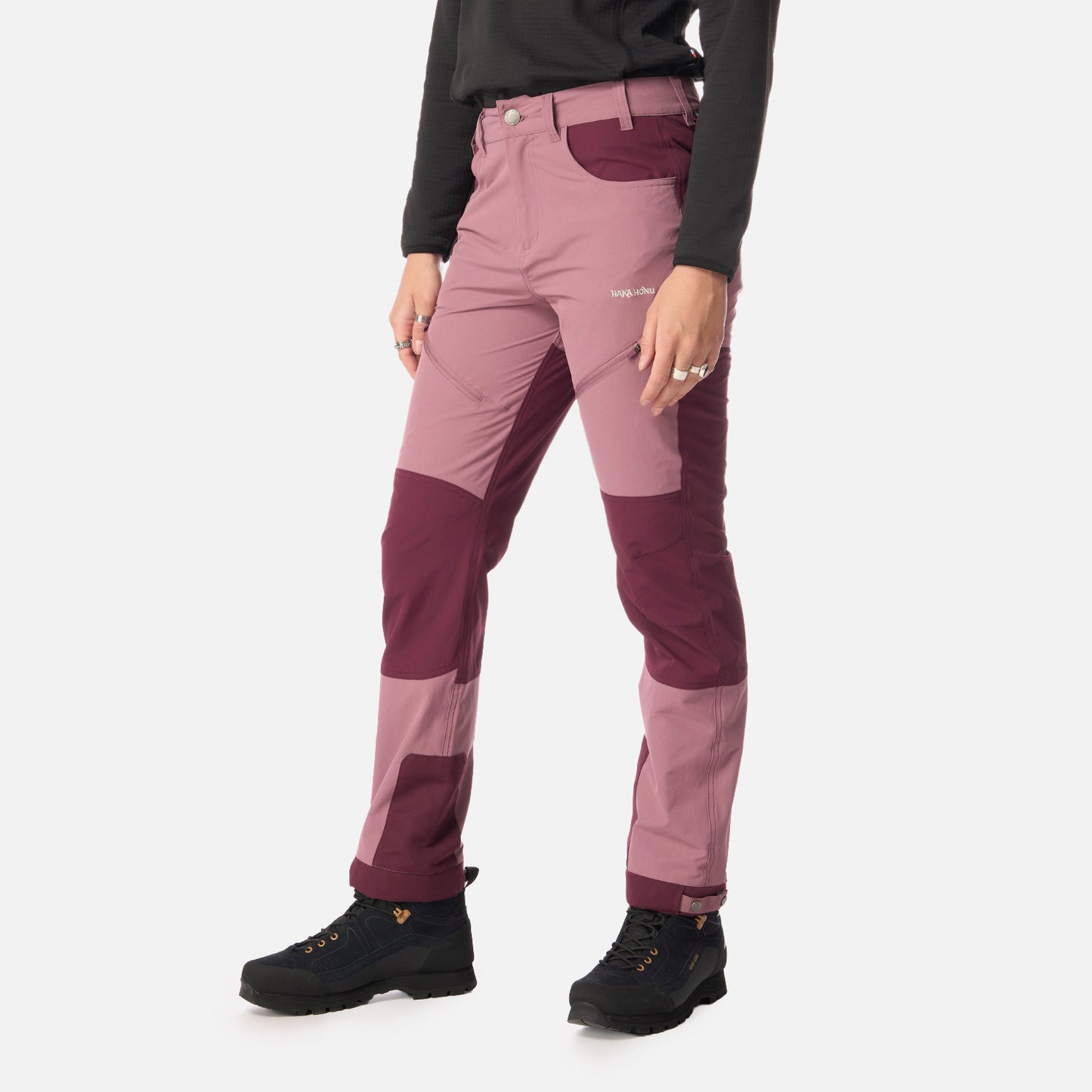 Pantalón Mujer Boina Negra Lila Haka Honu