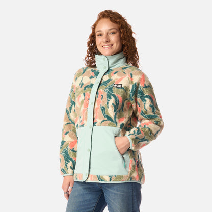 Polar Mujer Zip-porrito Print Celeste Haka Honu