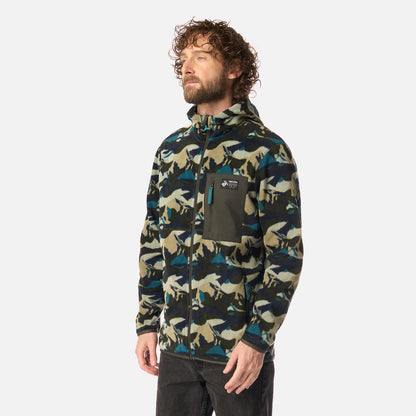 Polar Hombre Leñero Print Verde Militar Haka Honu