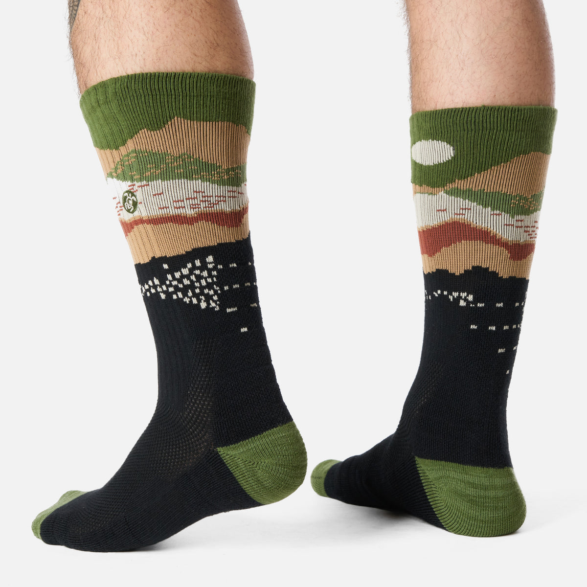 Calcetines Hombre Sendero Verde Militar Haka Honu
