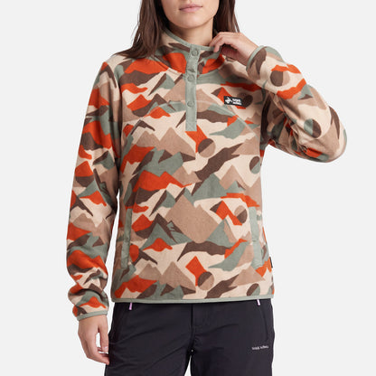Polar Mujer Tokerau Print Crema Haka Honu