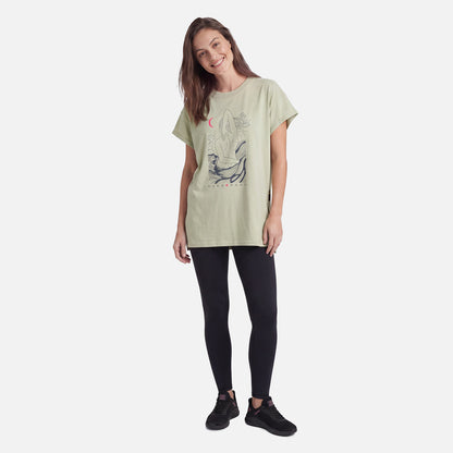 Polera Mujer Garza Jade Haka Honu