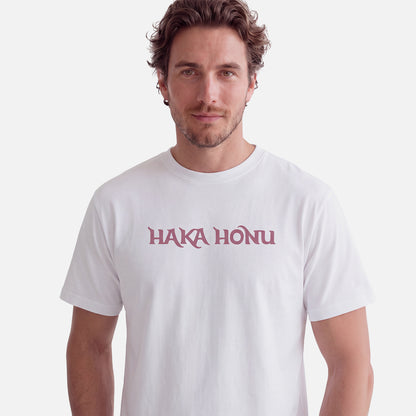 Polera Hombre Logo Blanco Haka Honu