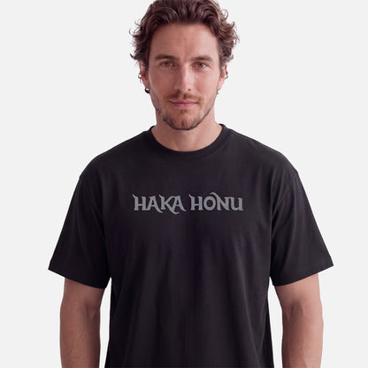Polera Hombre Logo Negro Haka Honu