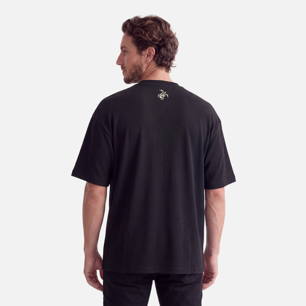 Polera Hombre Polo Negro Haka Honu