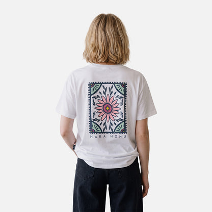 Polera Mujer Liofilizada Blanco Haka Honu