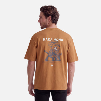 Polera Hombre Norte Grande Mostaza Haka Honu