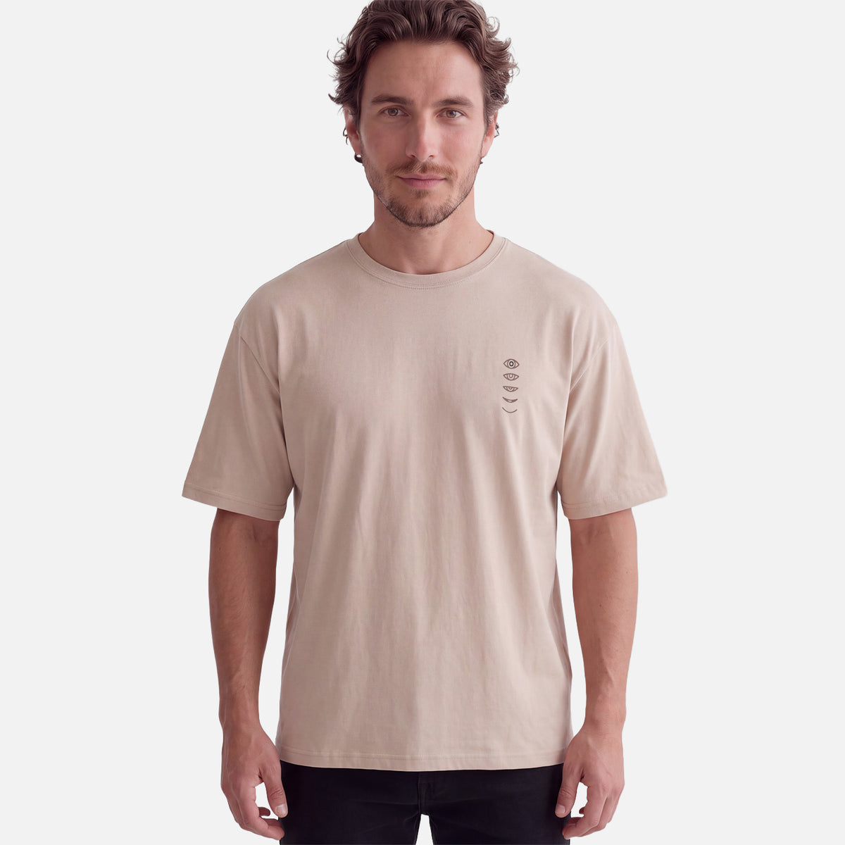 Polera Hombre Parcel Taupe Haka Honu