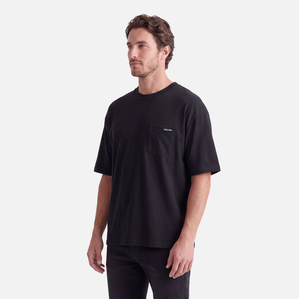 Polera Hombre Trebol Negro Haka Honu