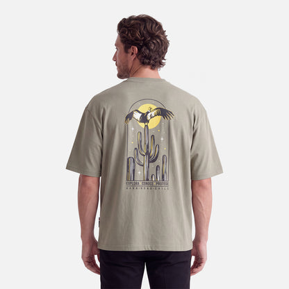 Polera Hombre Voy y Vuelvo Laurel Haka Honu