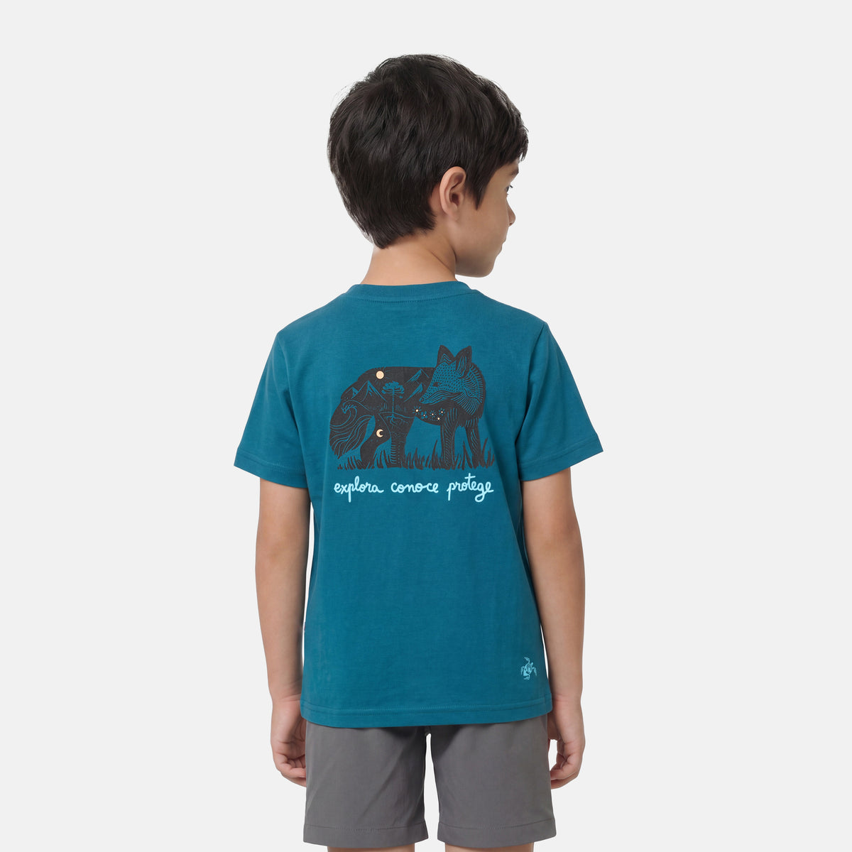 Polera Niño Zorrito explorador Petroleo Haka Honu