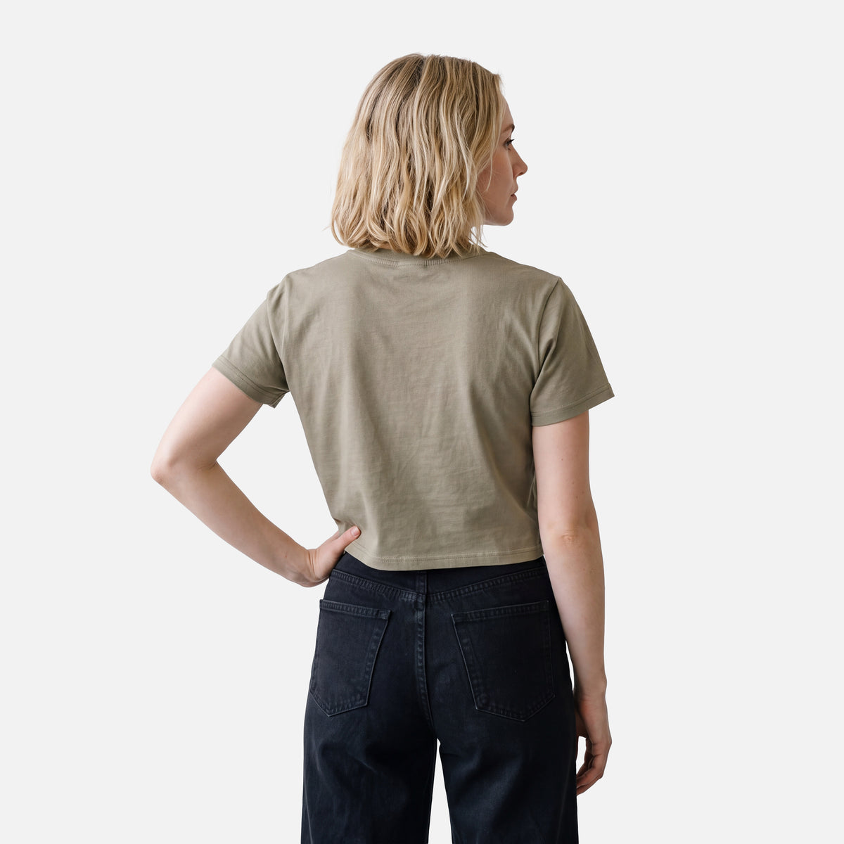 Polera Mujer Sin Prisa Verde Oliva Haka Honu