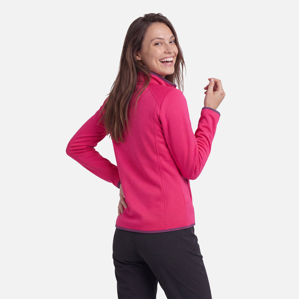 Polerón Mujer Taina Full Zip Frambuesa Haka Honu