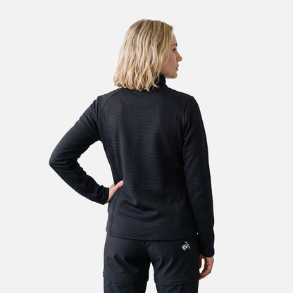Polerón Mujer Taina Full Zip Negro Haka Honu