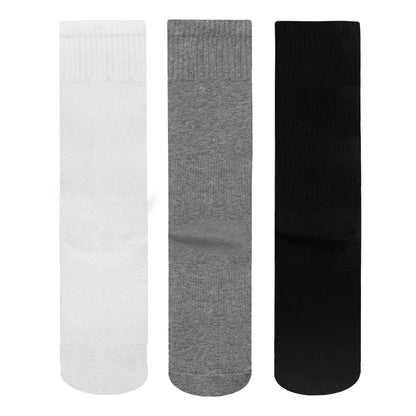 Calcetines Unisex Las Tres Puntas Pack Medio Blanco / Negro / Gris Haka Honu