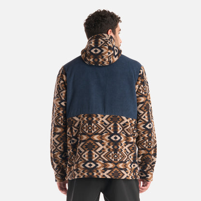 Polerón Hombre Puerto Print Azul Noche Haka Honu