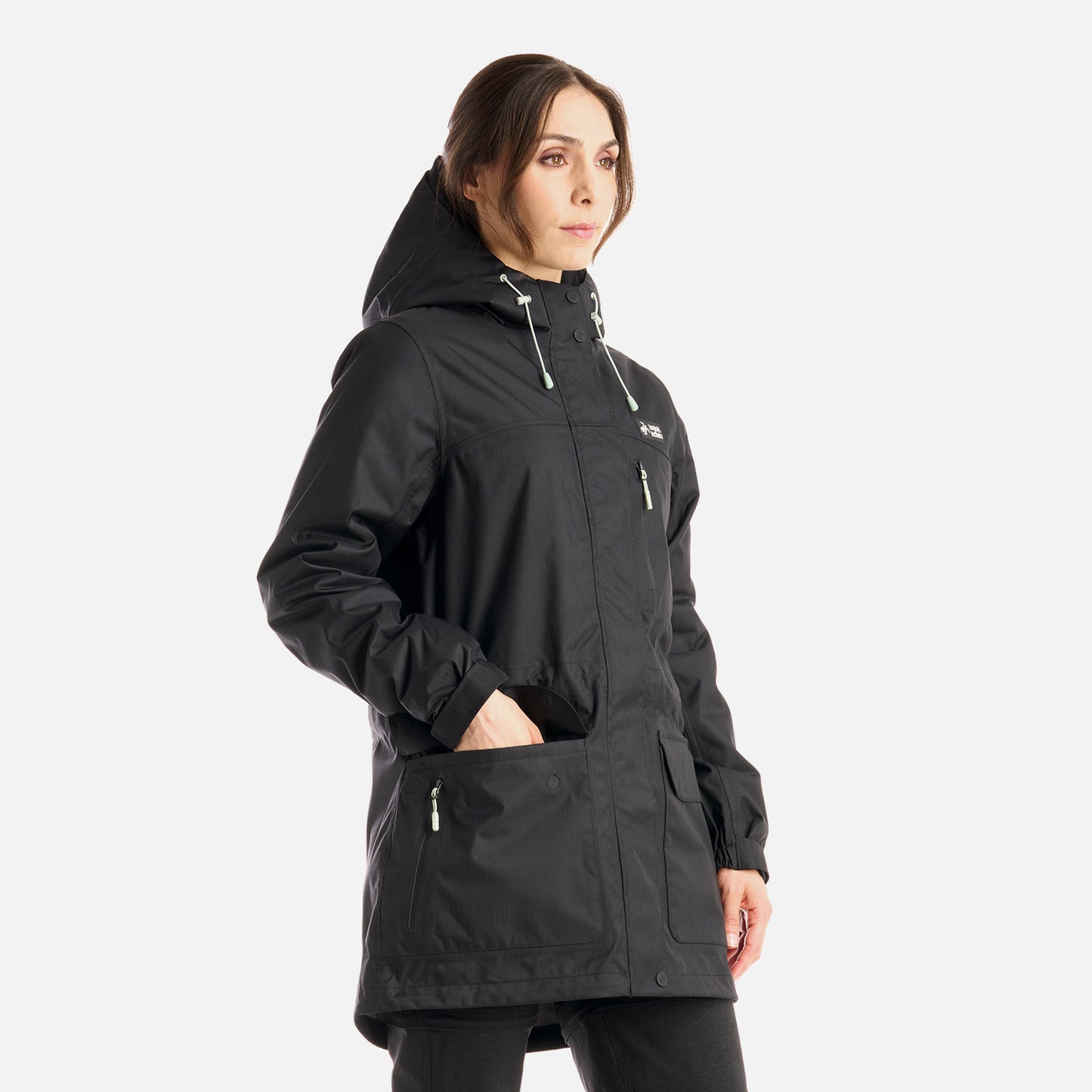 Chaqueta Mujer Perro Guapo Pro Negro Haka Honu