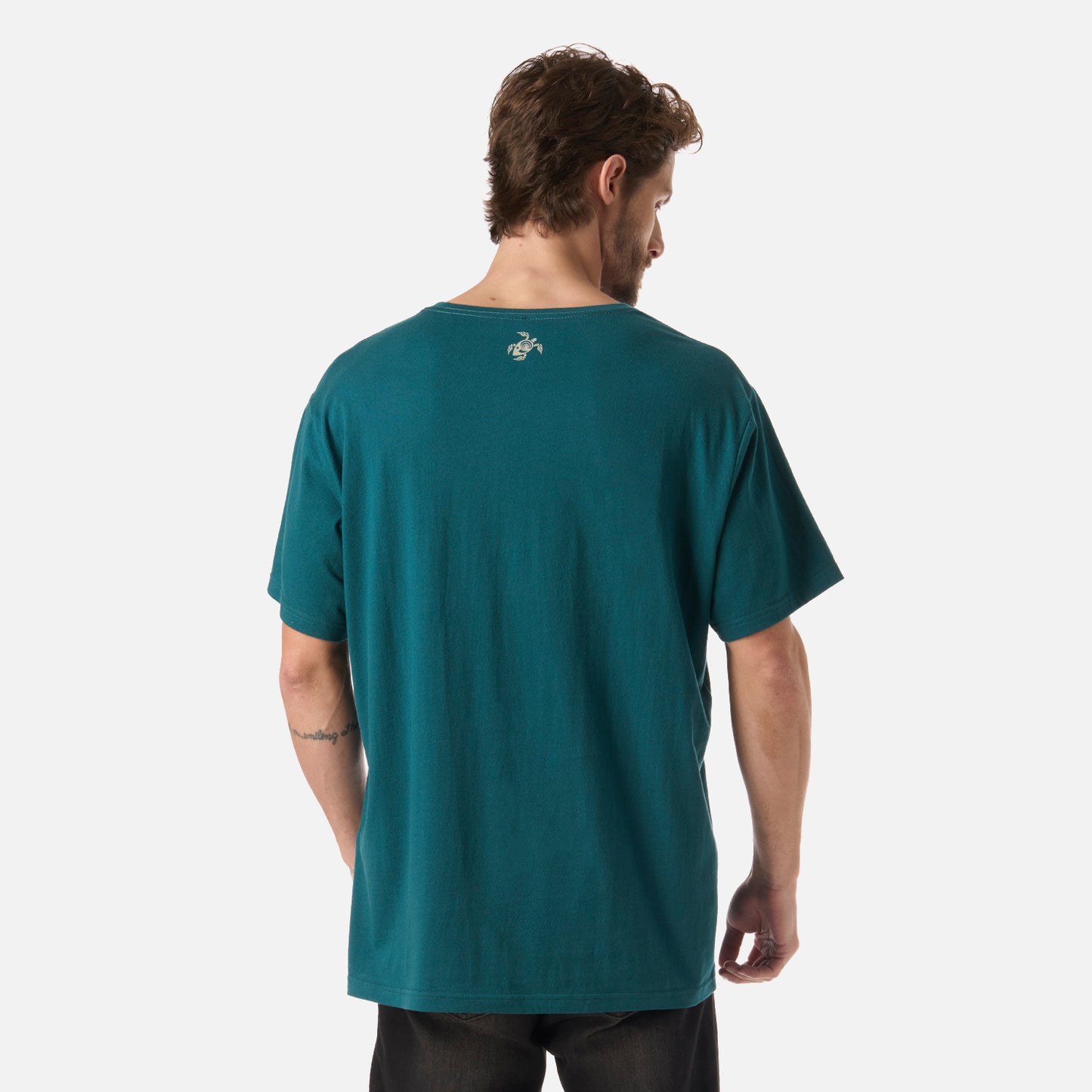Polera Hombre Logo Petroleo Haka Honu