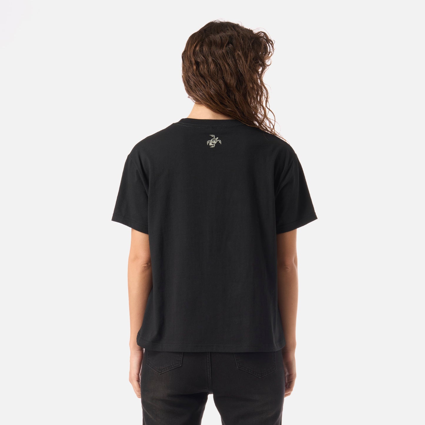 Polera Mujer Polo Negro Haka Honu