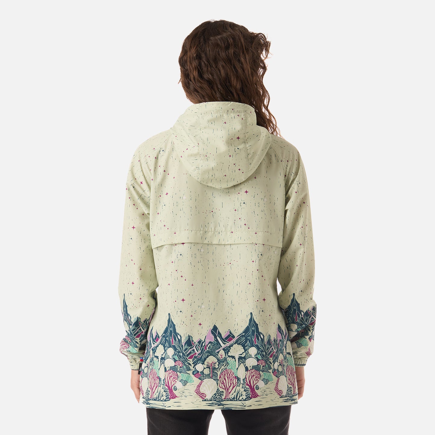 Chaqueta Mujer Aperrao Print Menta Haka Honu