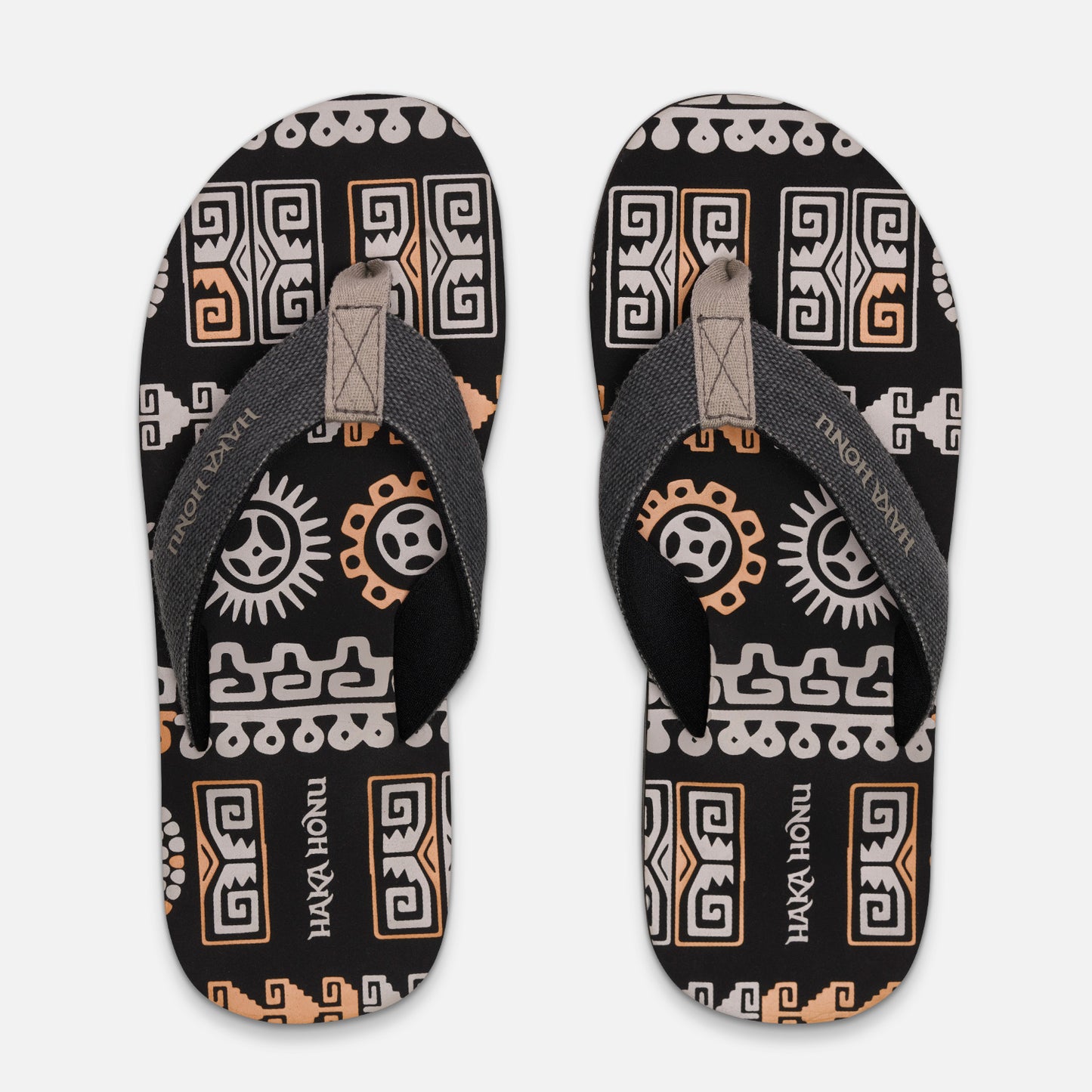 Sandalia Hombre Shancla Negro/Beige Haka Honu