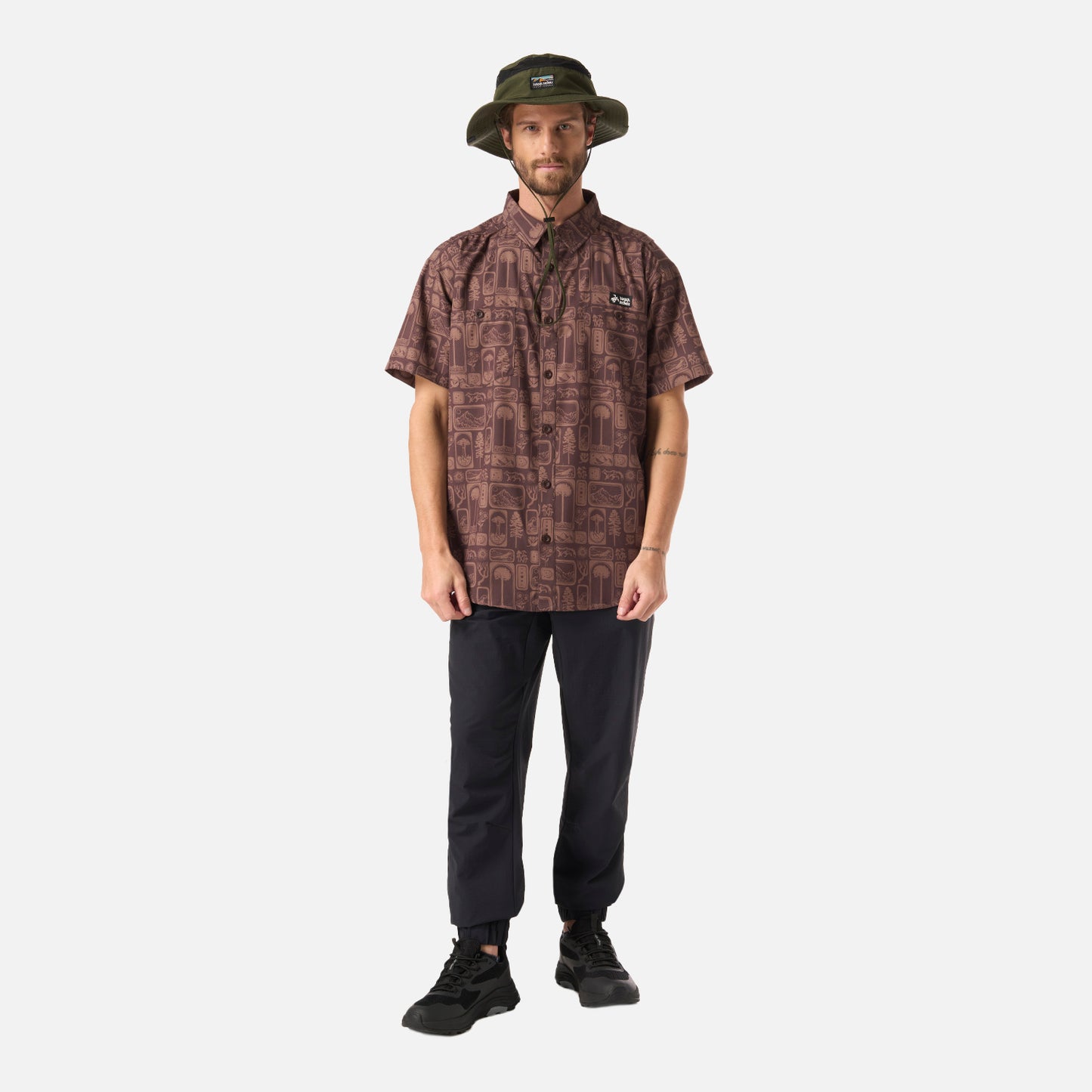 Sombrero Unisex Pensador Verde Militar Haka Honu