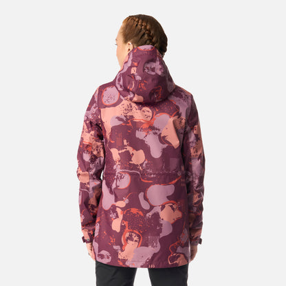 Chaqueta Mujer Kauai Print Morado Oscuro Haka Honu