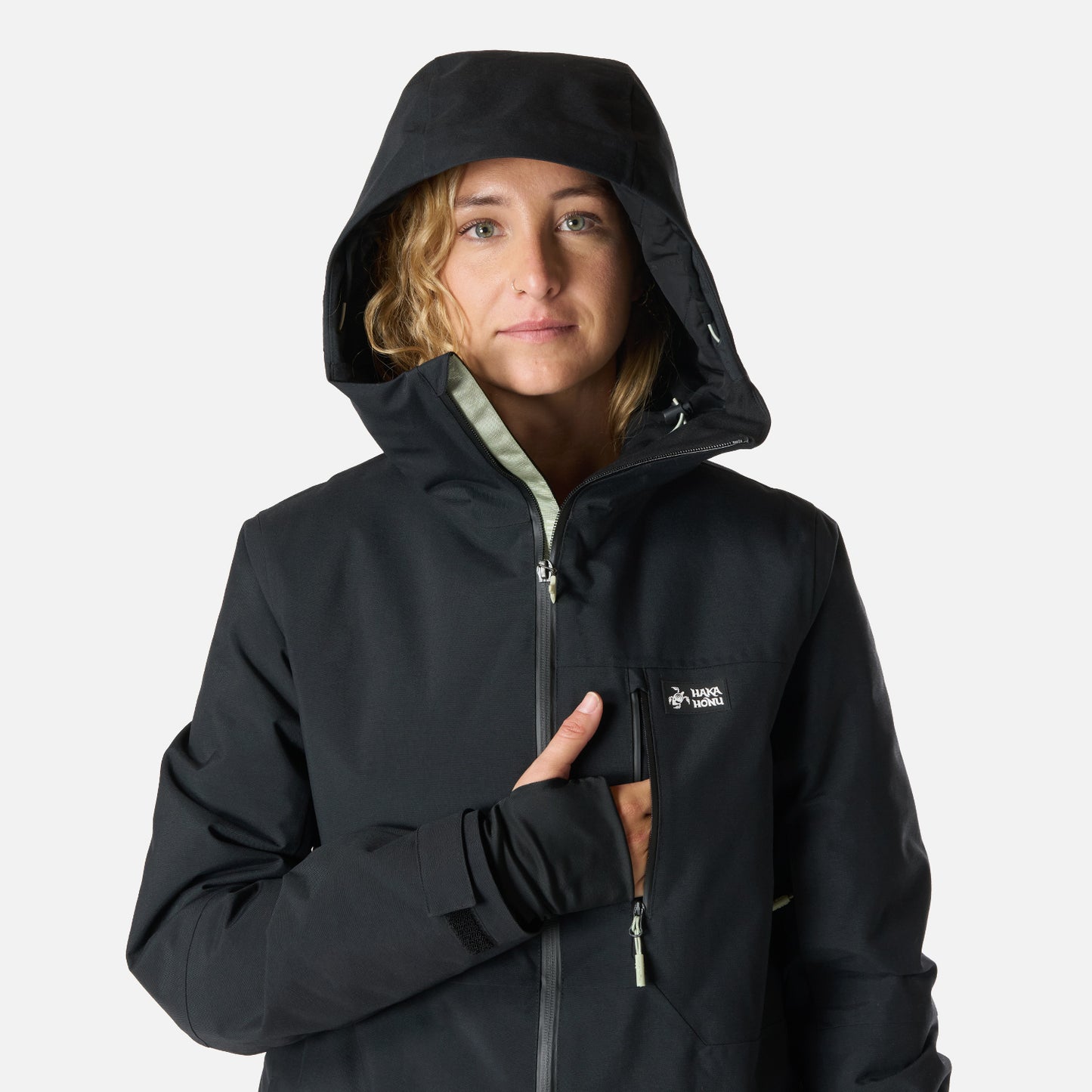 Chaqueta Mujer Yeti Negro Haka Honu