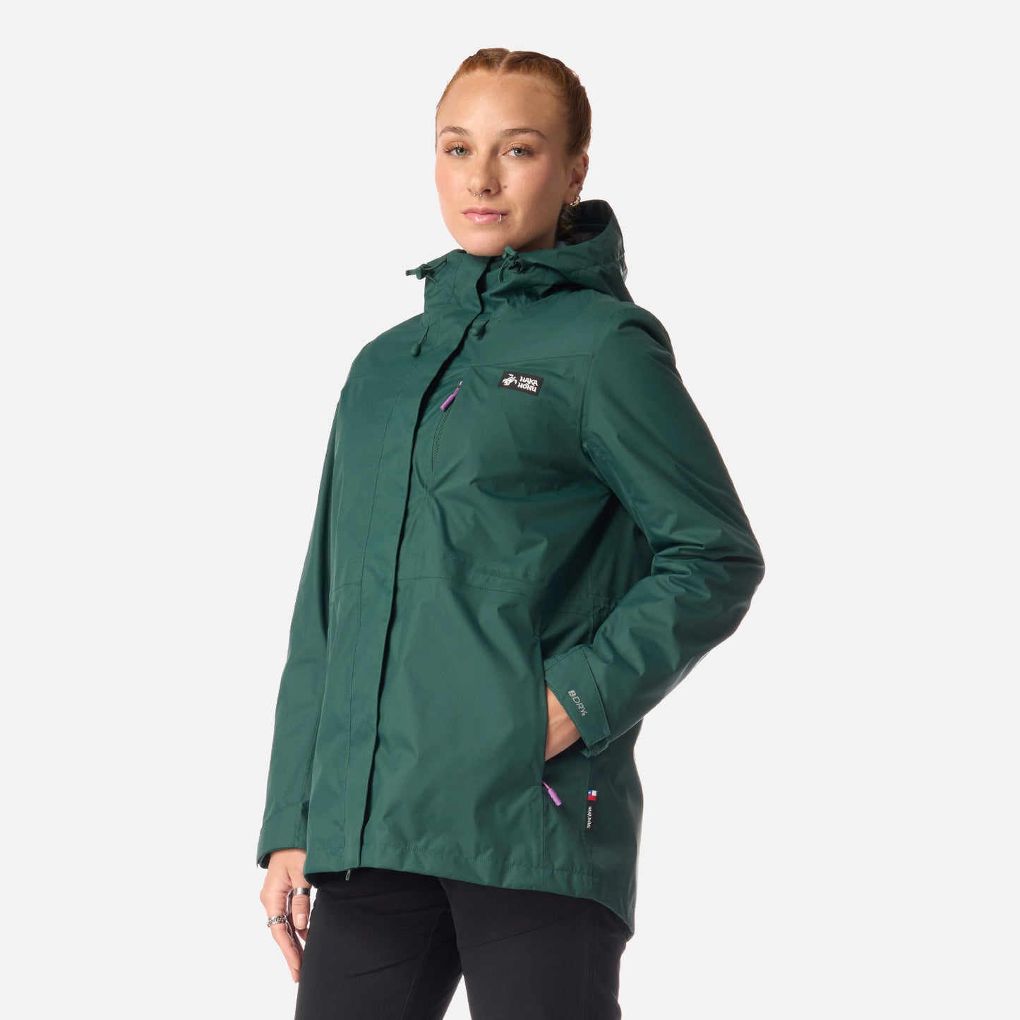 Chaqueta Mujer Corteza Esmeralda Haka Honu