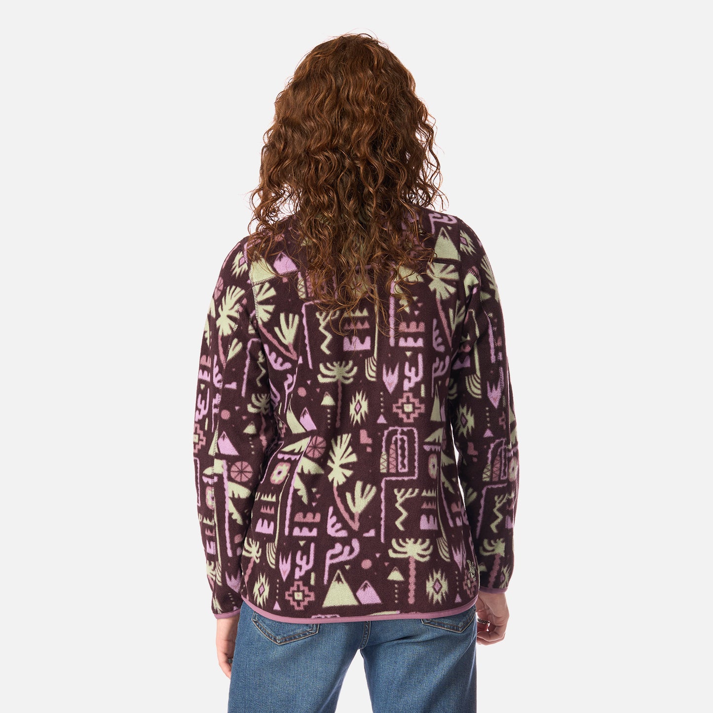 Polar Mujer Ruil Print Burdeo Haka Honu