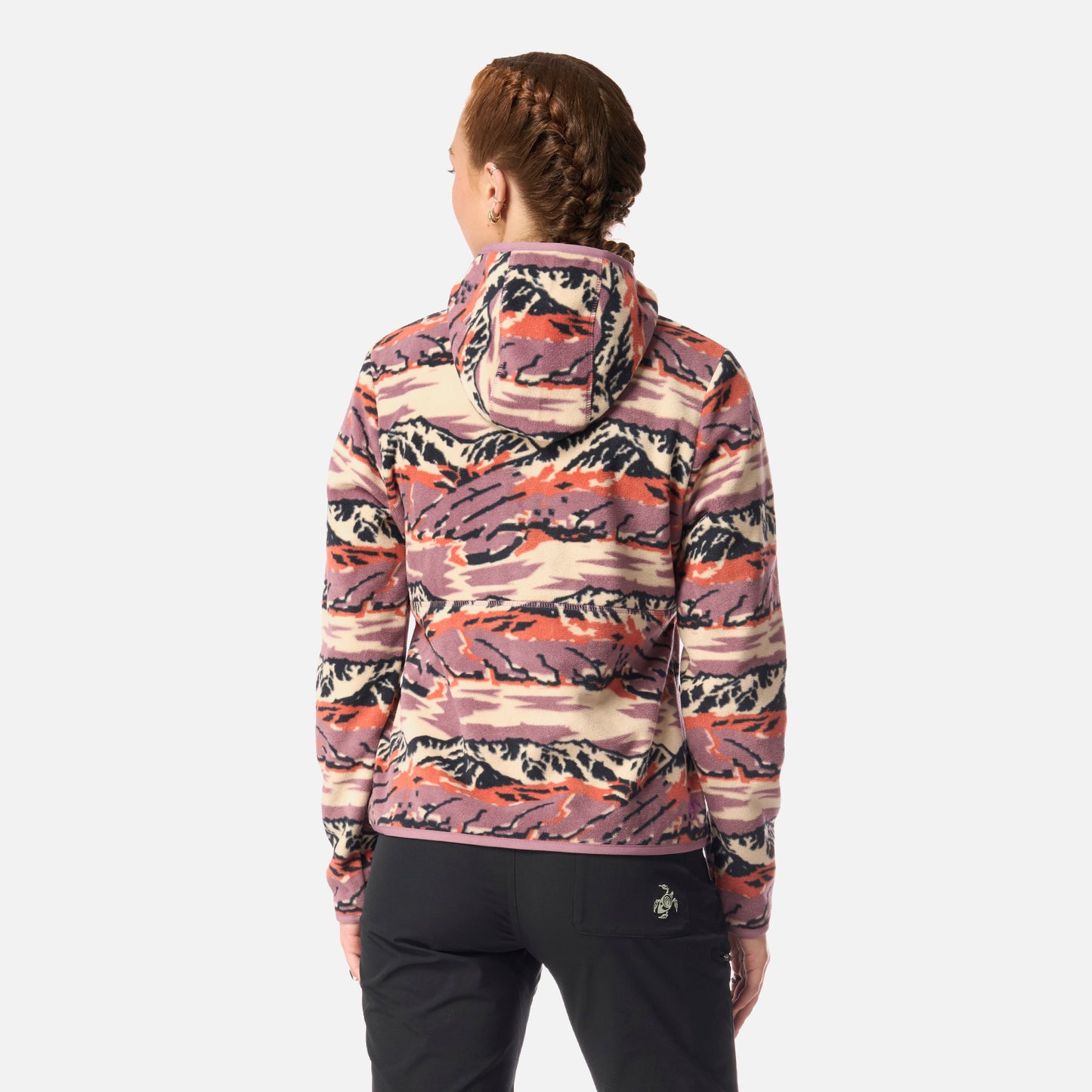 Polar Mujer Tokerau Hoody Print Lila Haka Honu