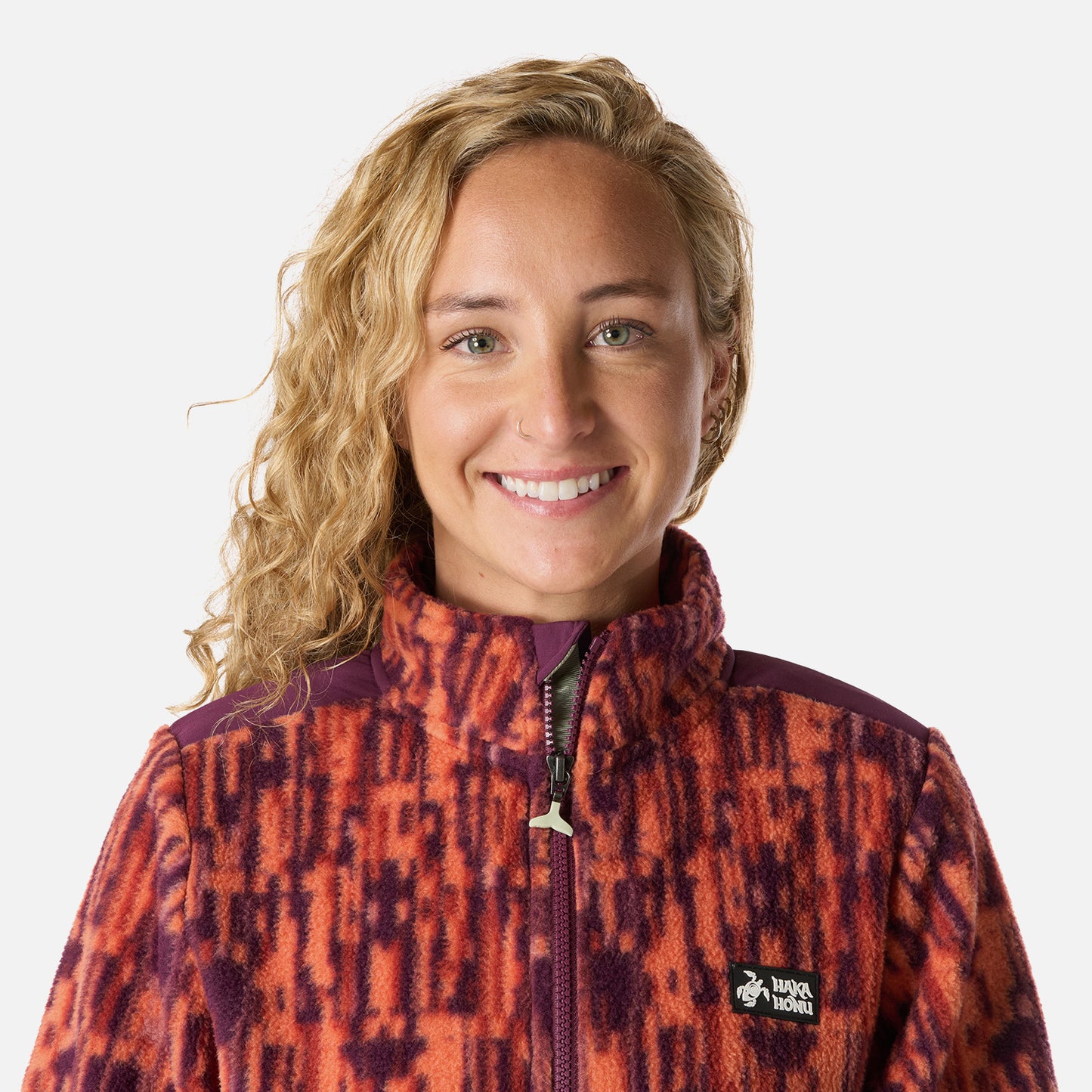Polar Mujer Traro Print Terracota Haka Honu