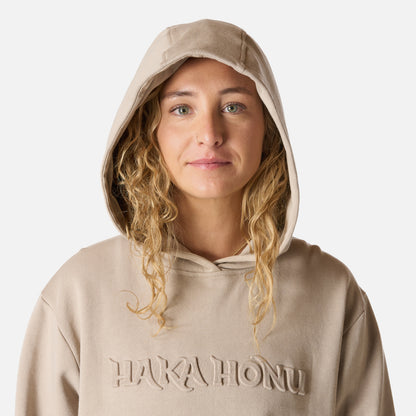Polerón Mujer Motomami Hoody Taupe Haka Honu