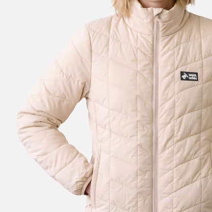 Chaqueta Mujer Muy Ultraliviana Crema Haka Honu