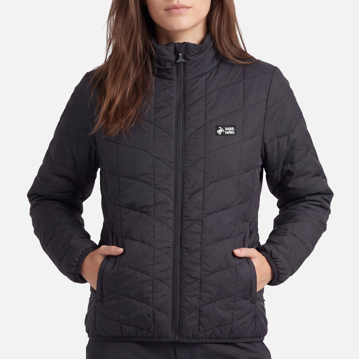Chaqueta Mujer Muy Ultraliviana Negro Haka Honu