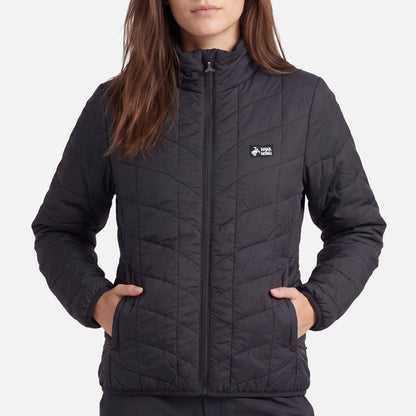 Chaqueta Mujer Muy Ultraliviana Negro Haka Honu