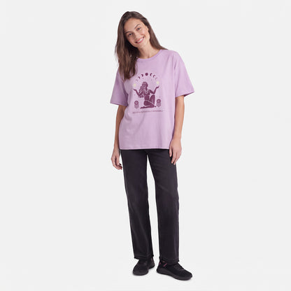Polera Mujer Gorrion Malva Haka Honu