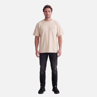 Polera Hombre Polo Crema Haka Honu