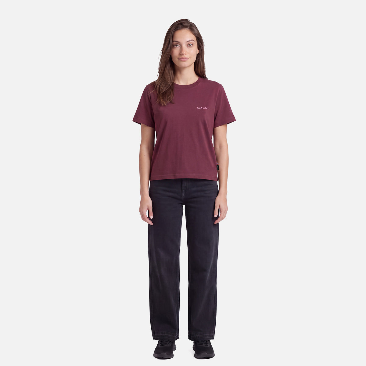 Polera Mujer Polo Burdeo Haka Honu