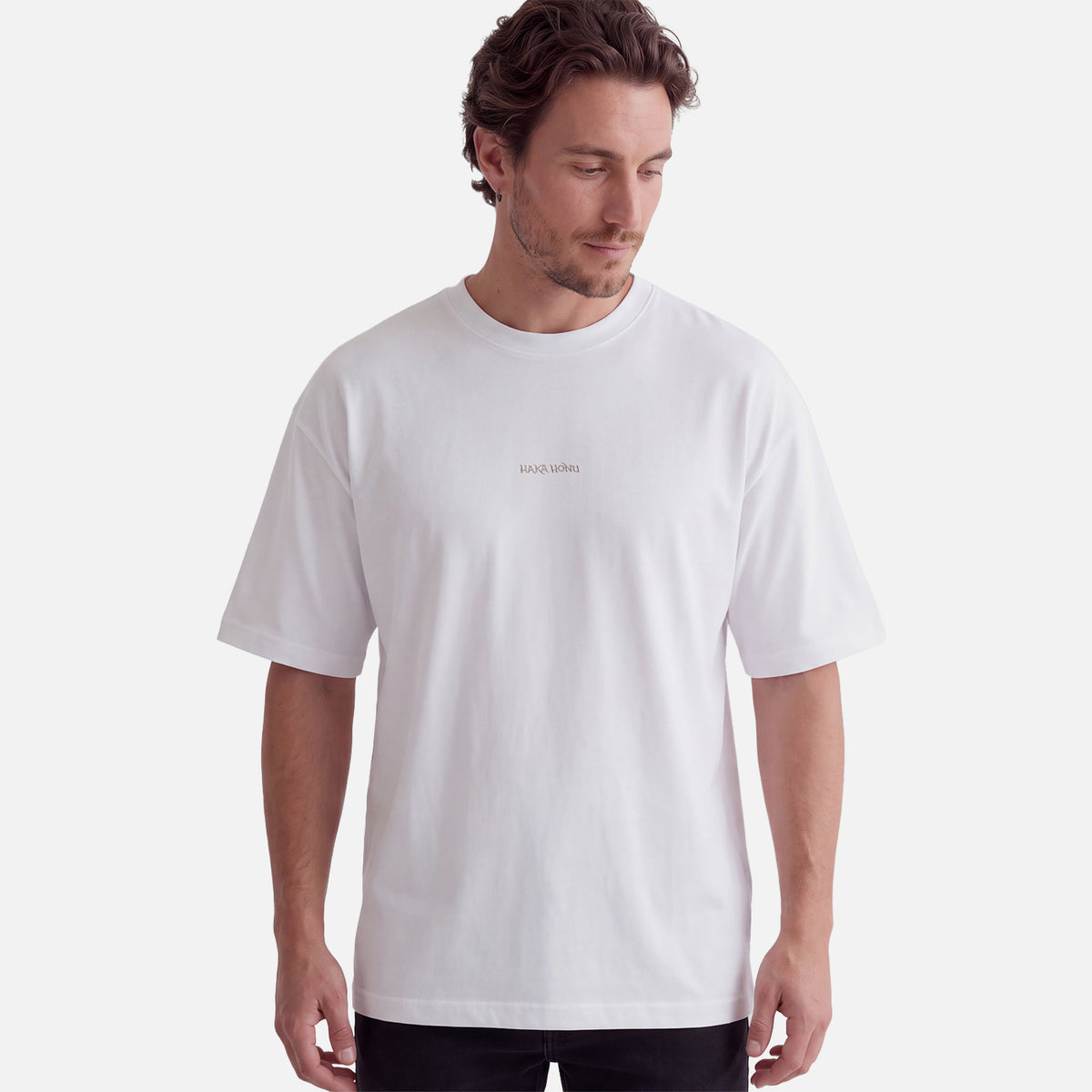 Polera Hombre Que Heavy Blanco Haka Honu